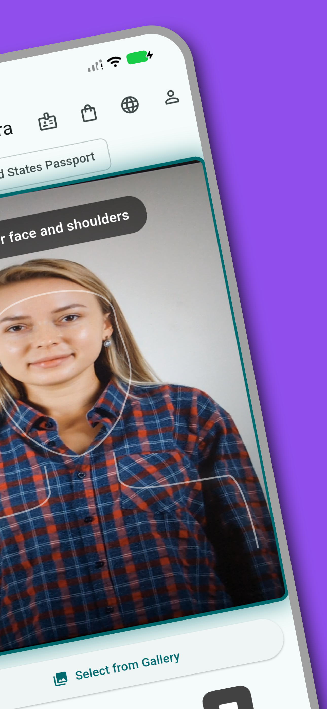 EzID - Camera with face guide